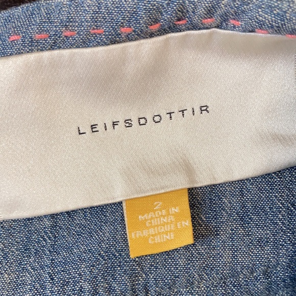 LeifsDottir Chambray Skirt 2 - Picture 5 of 6